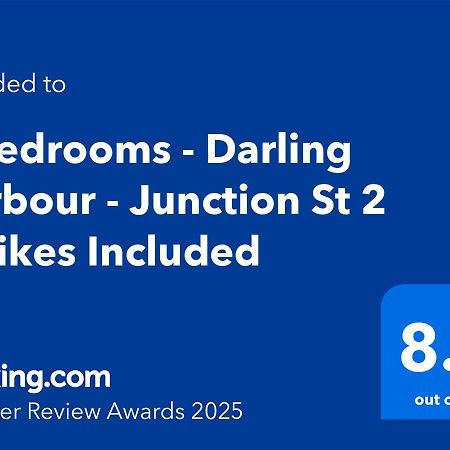 3 Bedrooms - Darling Harbour - Junction St 2 E-Bikes Included Sydney Exterior photo