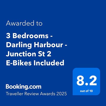 3 Bedrooms - Darling Harbour - Junction St 2 E-Bikes Included Sydney Exterior photo