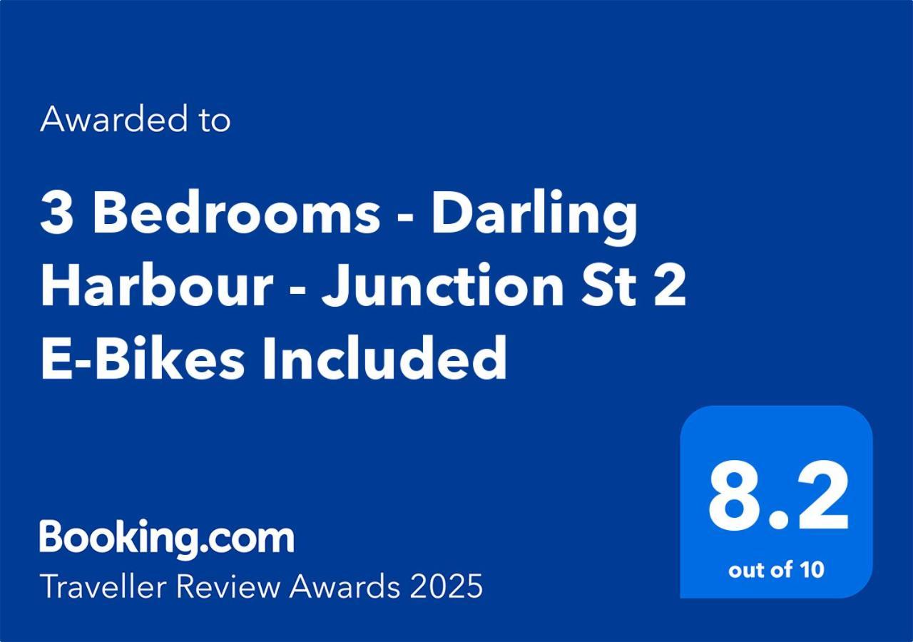3 Bedrooms - Darling Harbour - Junction St 2 E-Bikes Included Sydney Exterior photo