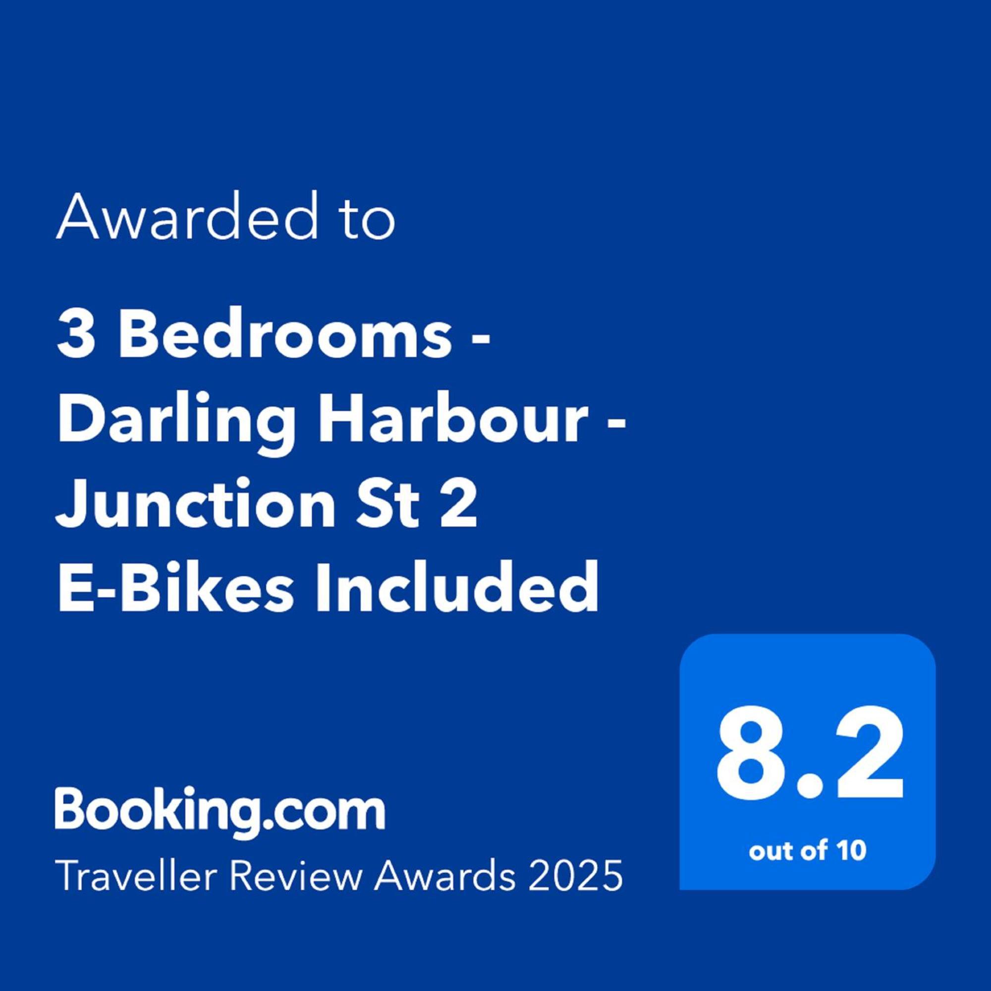 3 Bedrooms - Darling Harbour - Junction St 2 E-Bikes Included Sydney Exterior photo